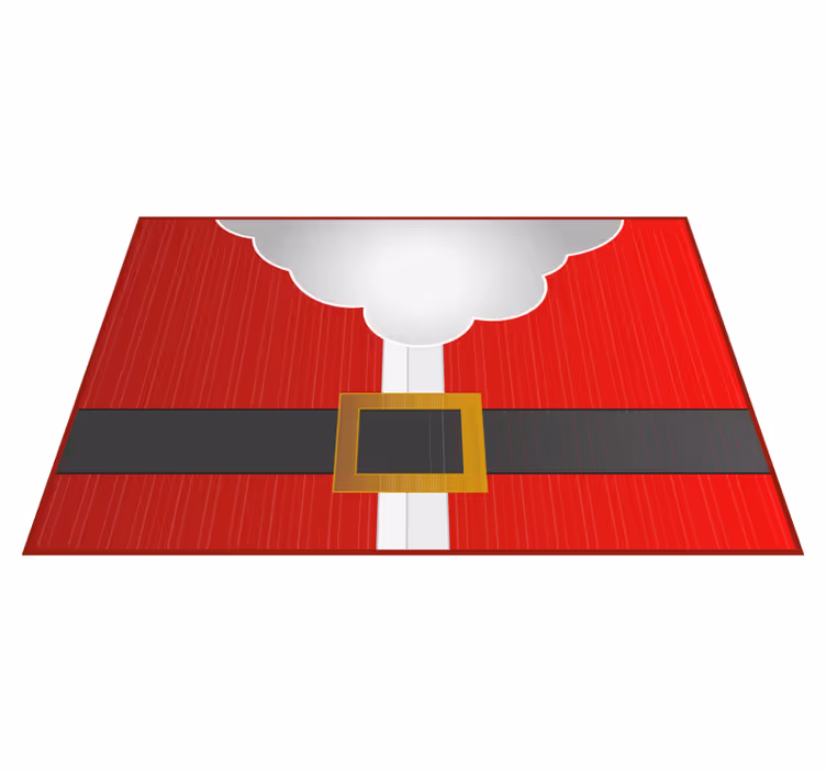 Kerstmis placemat santa claus kostuum - TenStickers