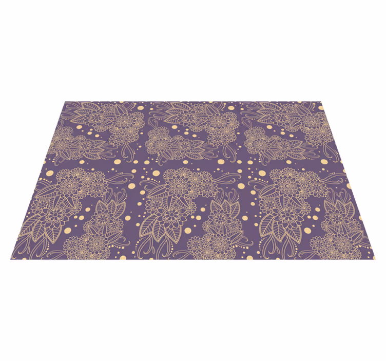 Placemat botanische illustratie achtergrond - TenStickers