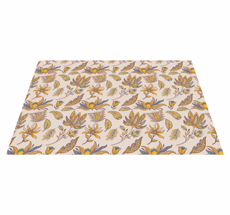 Originele placemat botanisch bladeren patroon - TenStickers