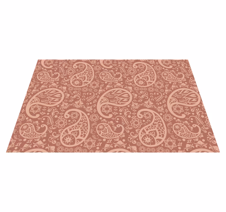 Placemat elegant bloem element - TenStickers