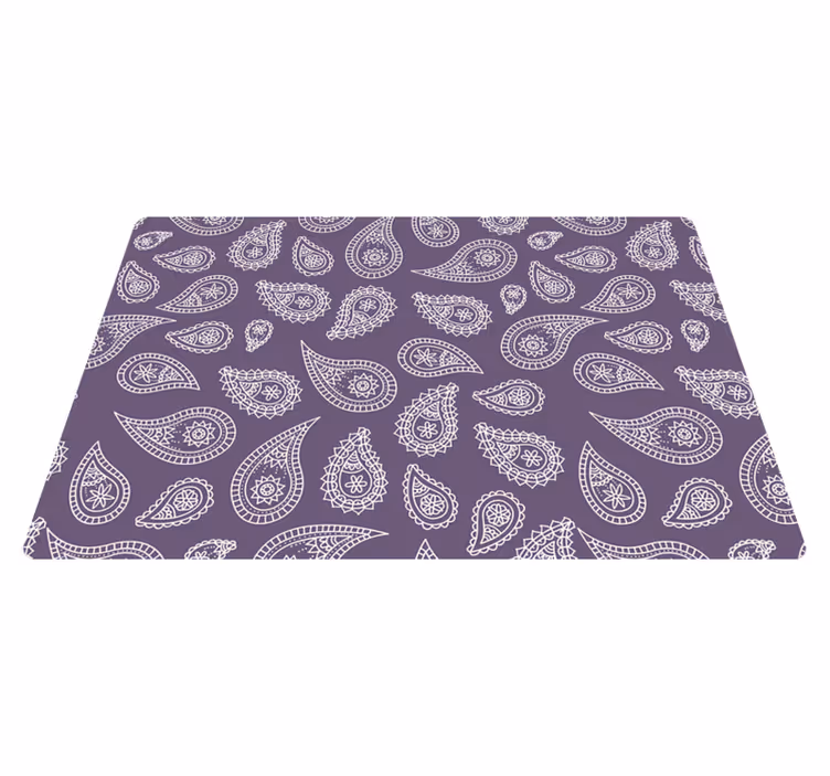 Originele placemat met paisley patroon - TenStickers