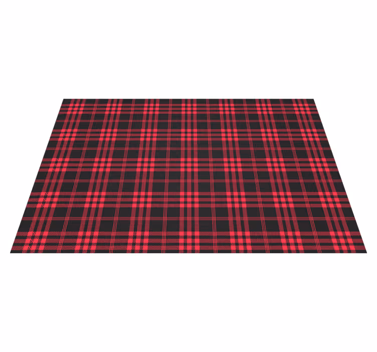Placemat ruitjesprint oppervlak - TenStickers