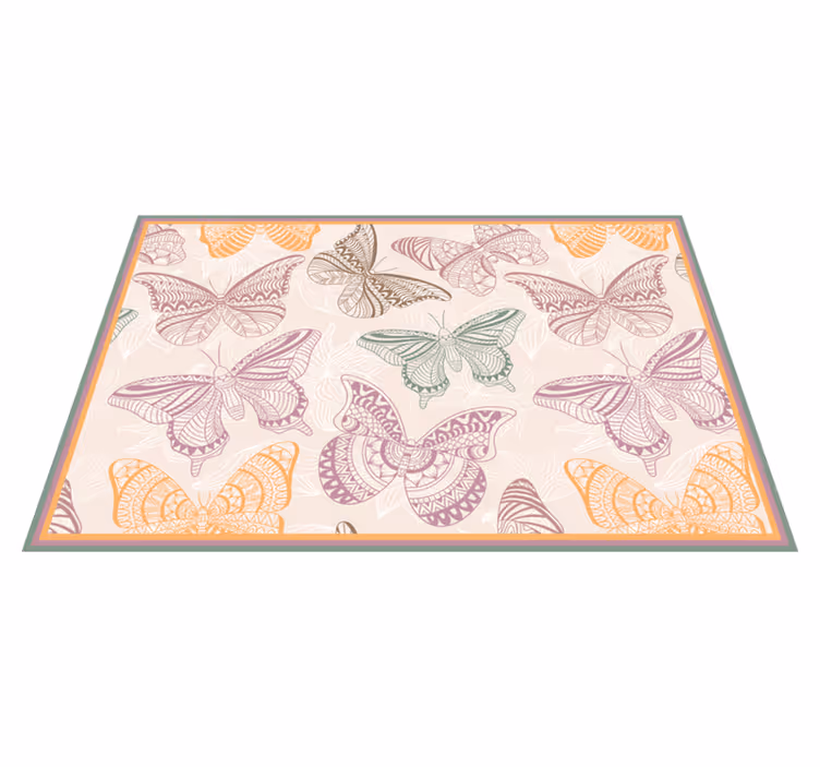 Originele placemat elegant vlinderpatroon - TenStickers