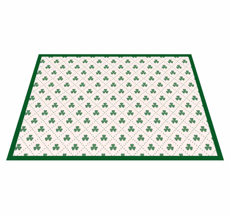 Originele placemat klaverpatroon oppervlak - TenStickers