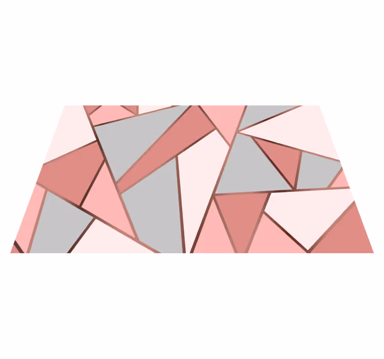 Originele placemat geometrische pastelpatronen - TenStickers