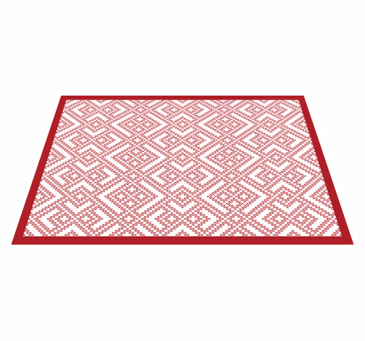Placemat geometrisch patroon textuur - TenStickers