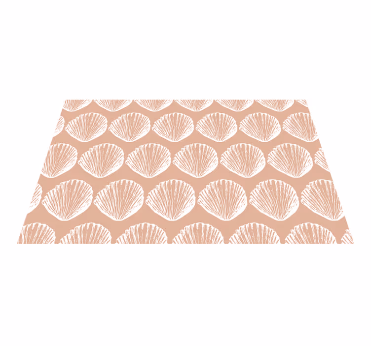 Placemat schelpmotief patroon - TenStickers