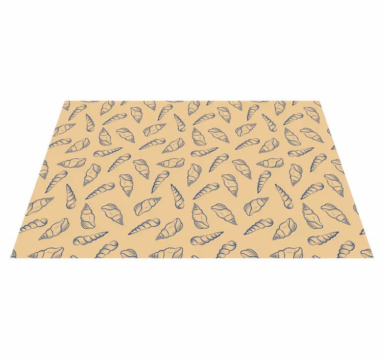 Placemat met schelpjespatroon oppervlak - TenStickers