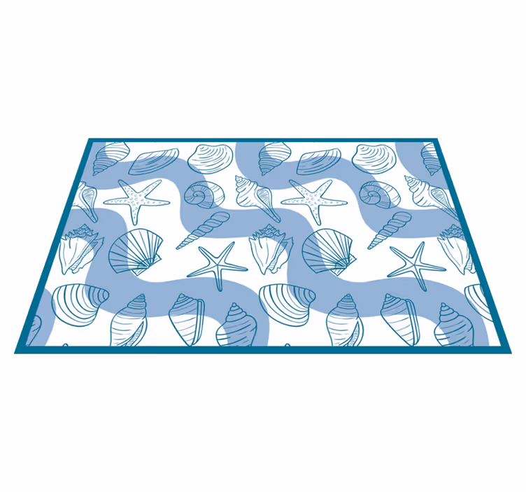 Originele placemat schelpjespatronen collectie - TenStickers