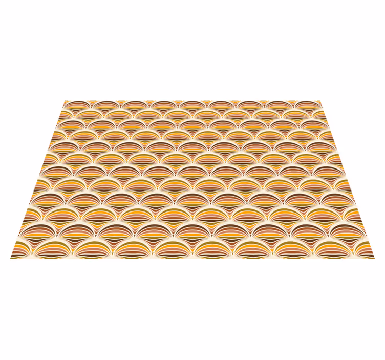 Placemat golvend golfpatroon - TenStickers