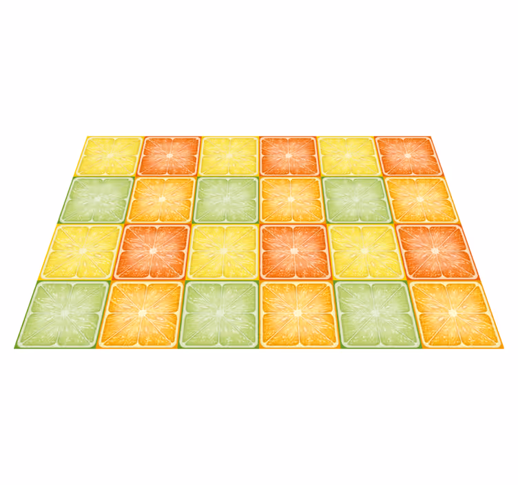 Originele placemat citrus schijfpatroon - TenStickers