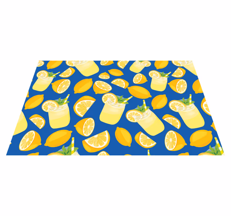 Moderne placemat met verfrissend limonadebeeld - TenStickers