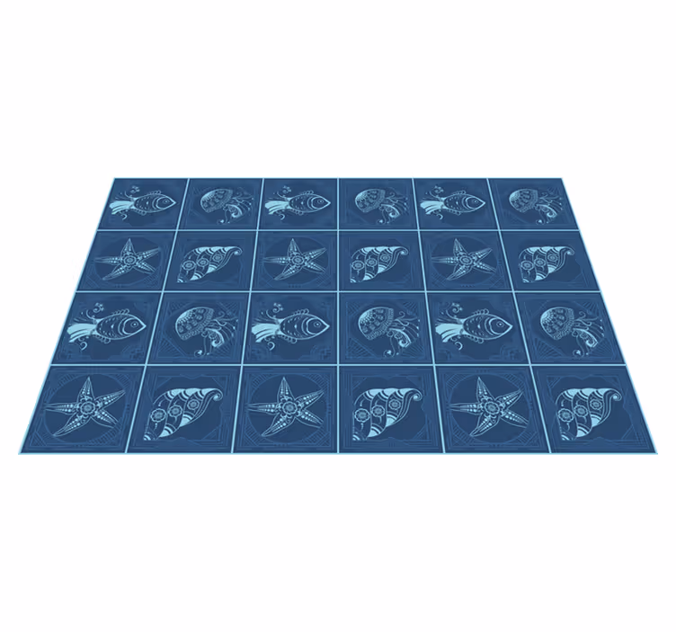 Originele placemat met nautisch motief - TenStickers