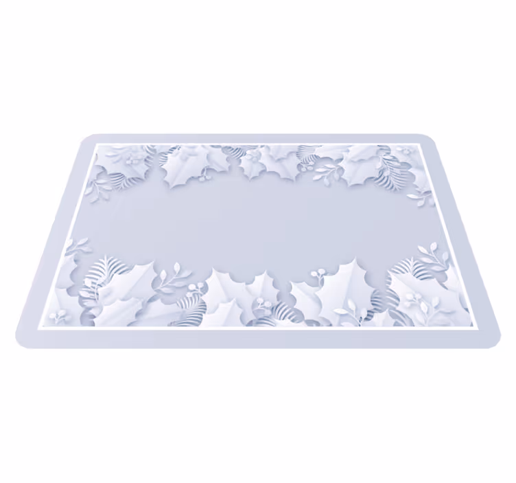 Kerstmis placemat elegant feestelijk ontwerp - TenStickers