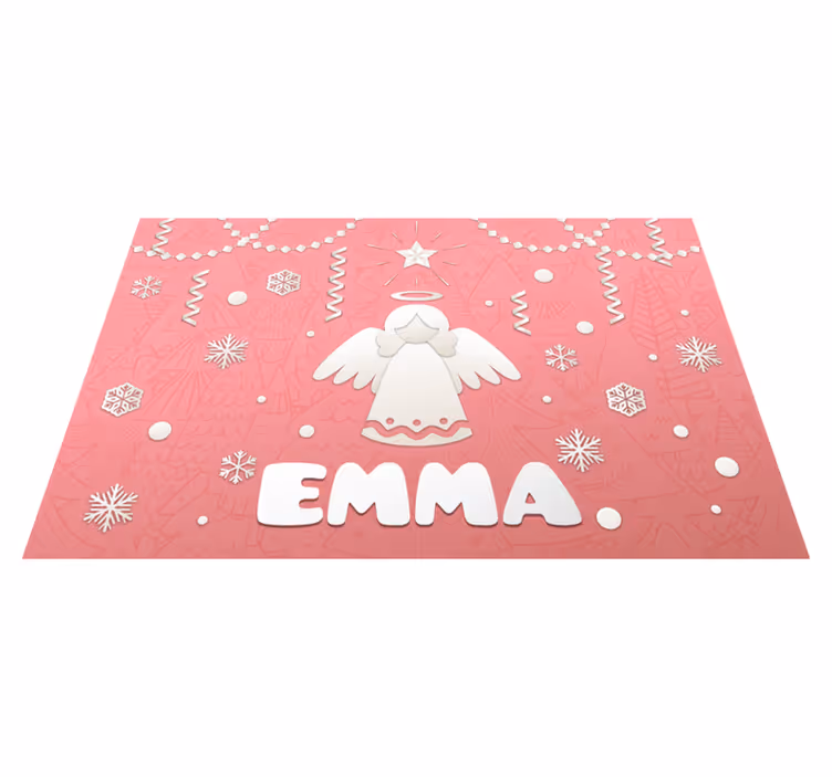 Kerstmis placemat engelenthema - TenStickers