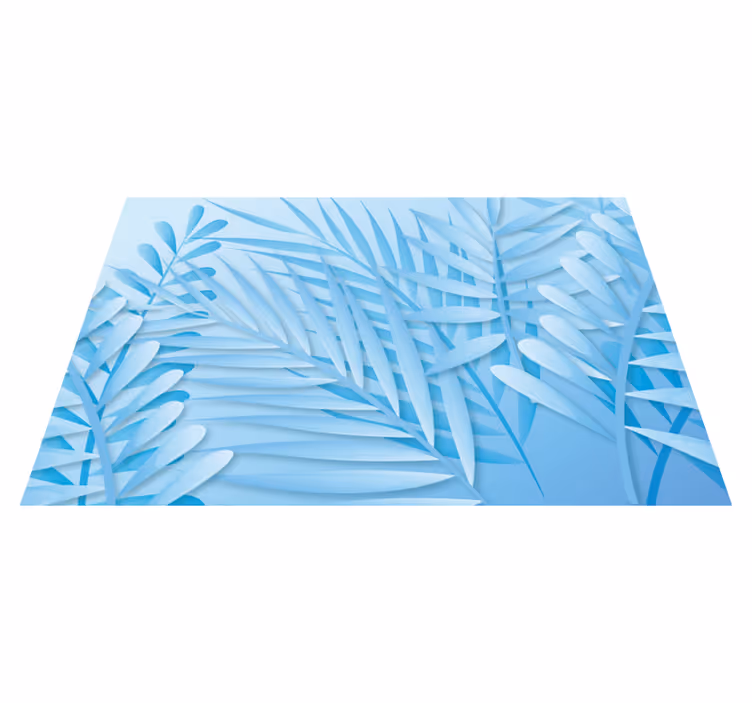 Placemat bladerige palmprint - TenStickers