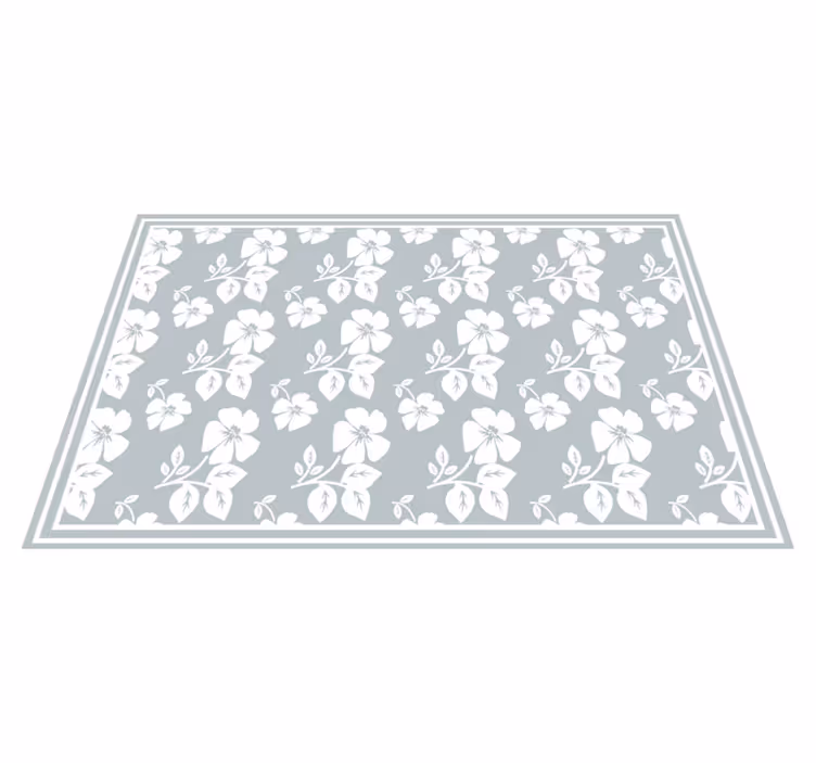Placemat met bloemenpatroon basis - TenStickers