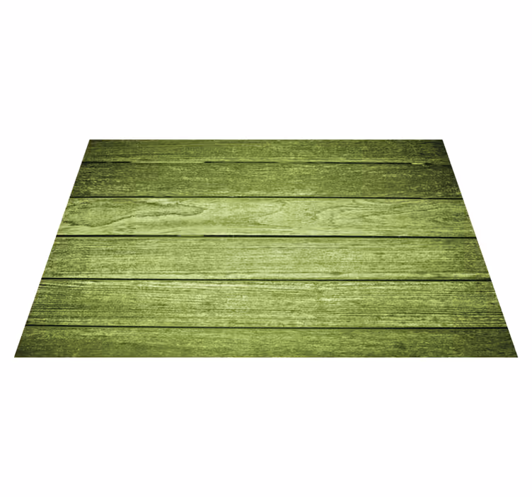 Placemat groene houten oppervlakte - TenStickers