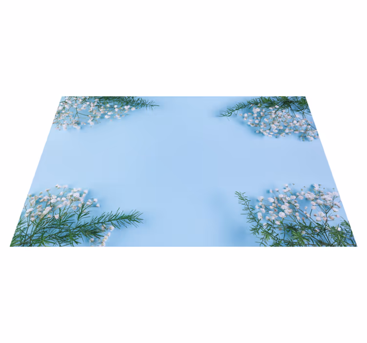 Originele placemat bloemige tafelaccent - TenStickers