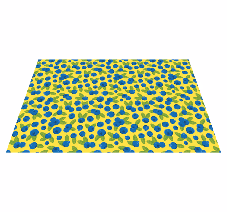 Originele placemat kleurrijk bosbessenpatroon - TenStickers