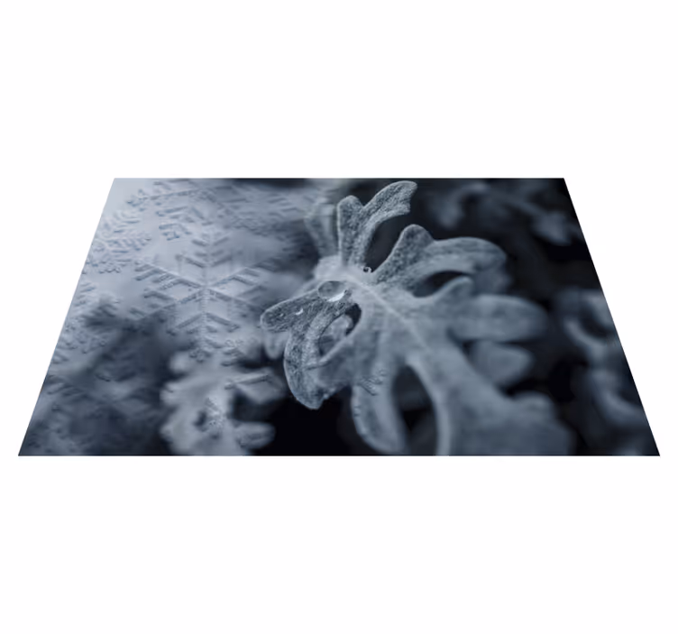 Placemat elegante sneeuwvlokpatronen - TenStickers