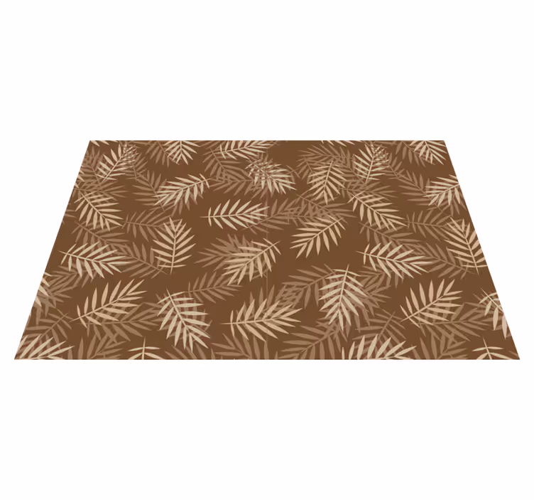 Placemat natuurlijke bladeren patroon - TenStickers