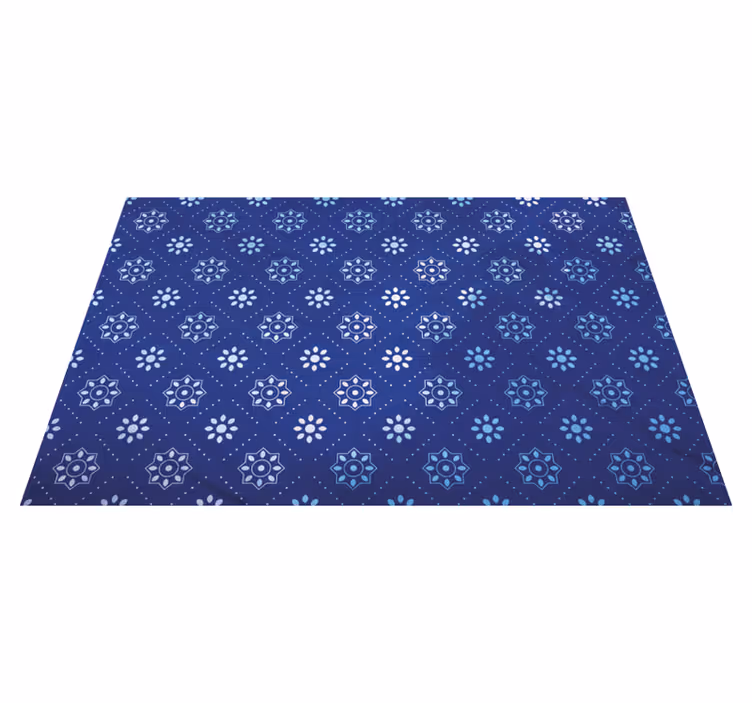 Placemat marine blauw patroon oppervlak - TenStickers