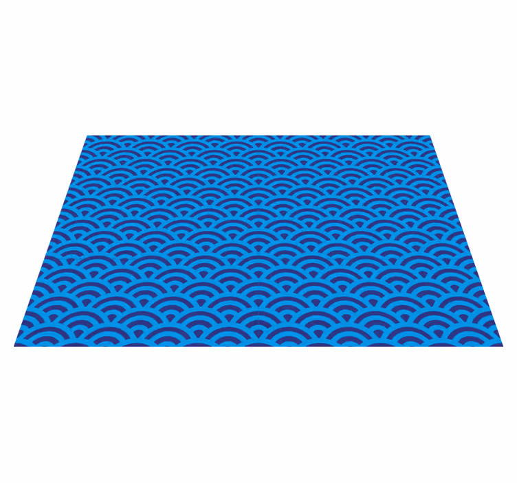 Placemat gebogen golf element - TenStickers