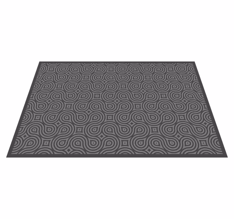 Placemat abstract draaiend patroon - TenStickers
