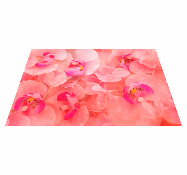 Placemat elegante bloem compositie - TenStickers