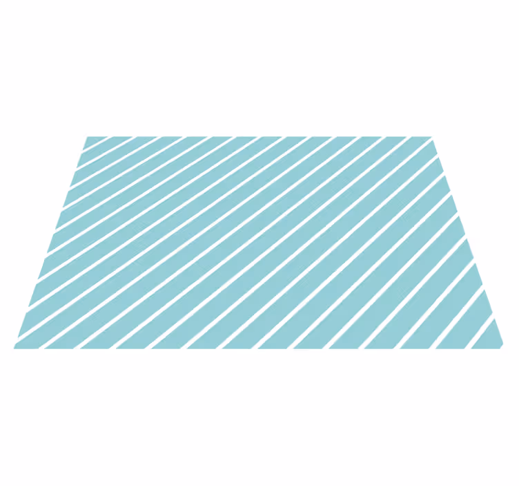 Placemat gestreepte tafelsetting - TenStickers