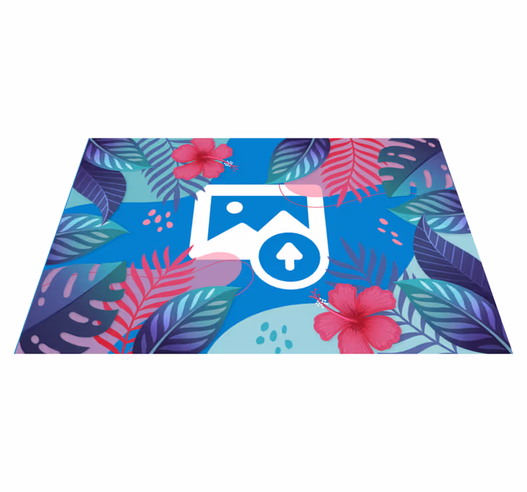 Originele placemat kleurrijke tropische bladeren - TenStickers