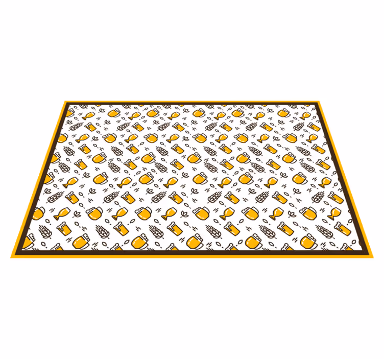 Originele placemat craft beer iconen - TenStickers