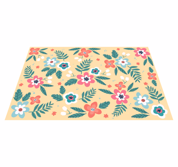Originele placemat met bloemmotief ontwerp - TenStickers