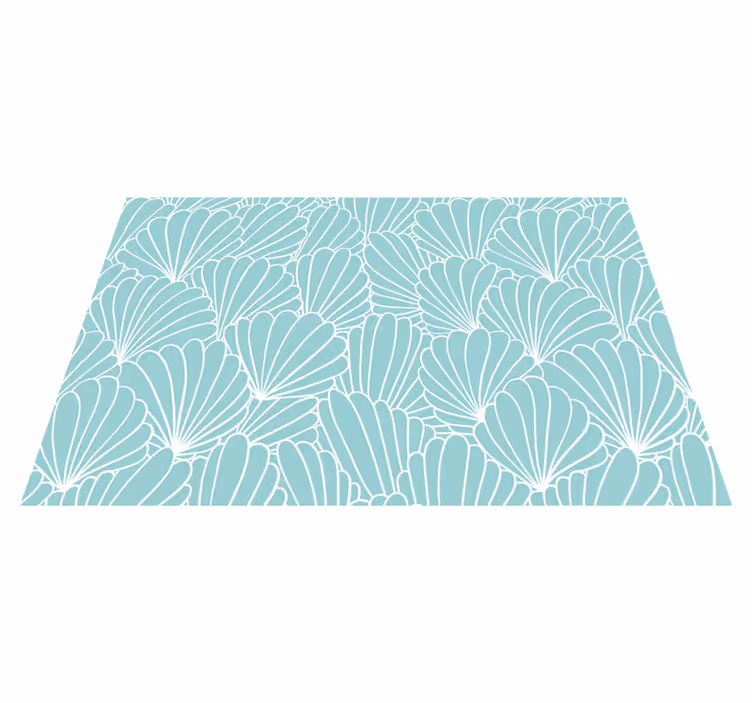 Placemat met schelpenpatroon oppervlak - TenStickers