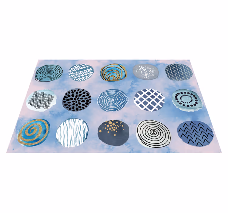Placemat circulaire patronen compositie - TenStickers