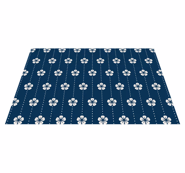 Originele placemat met bloemenpatroon - TenStickers