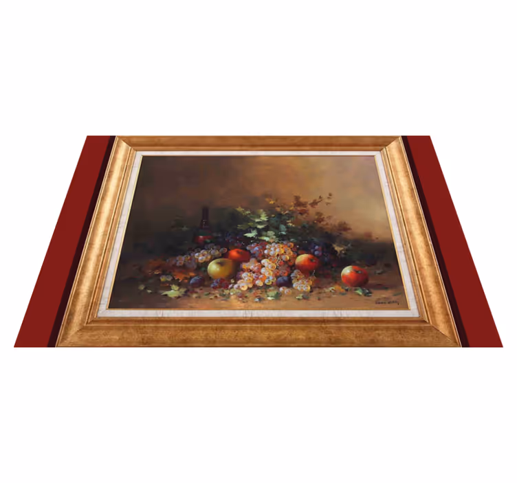 Originele placemat fruitarrangement kunstwerk - TenStickers
