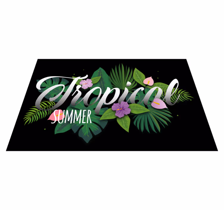 Originele placemat tropische zomer sfeer - TenStickers