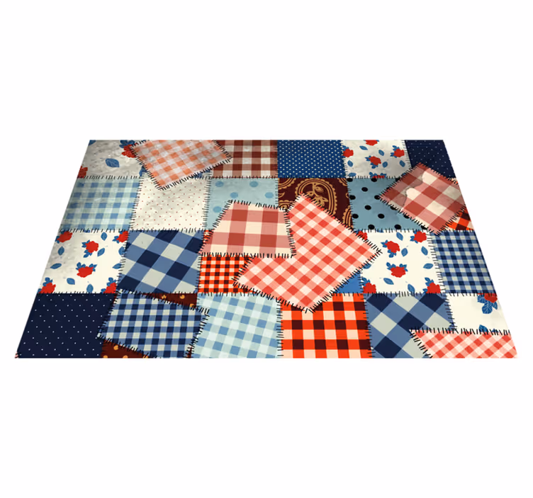 Placemat patchwork stofindeling - TenStickers