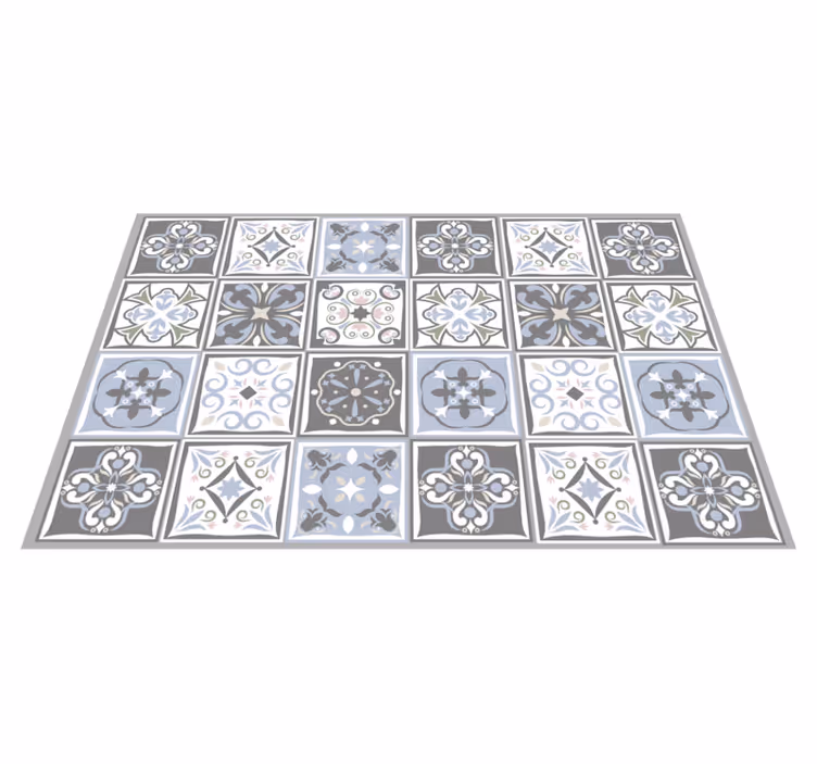 Placemat met versierde tegelpatronen - TenStickers