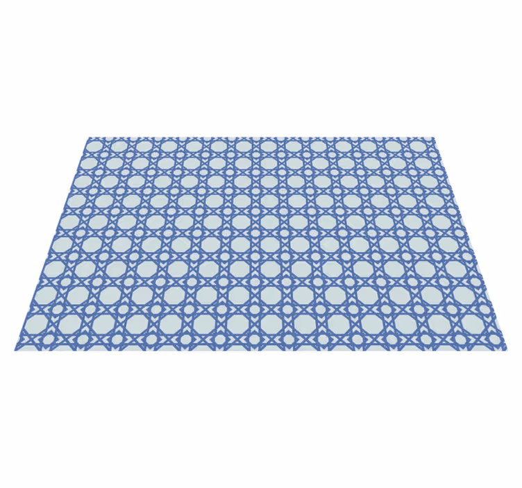 Placemat elegant blauw patroon - TenStickers