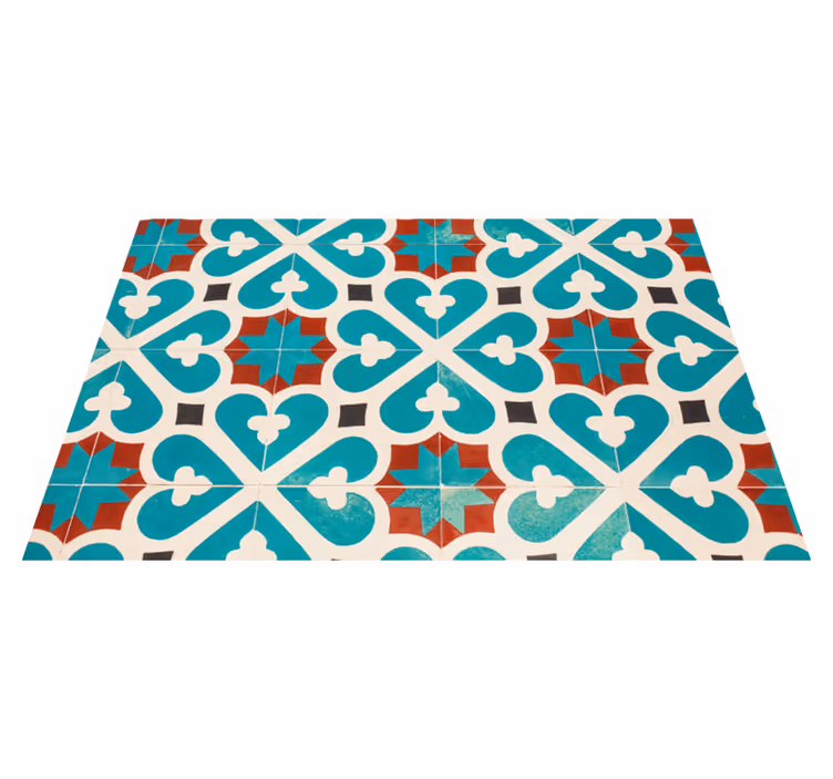 Placemat levendig geometrisch concept - TenStickers