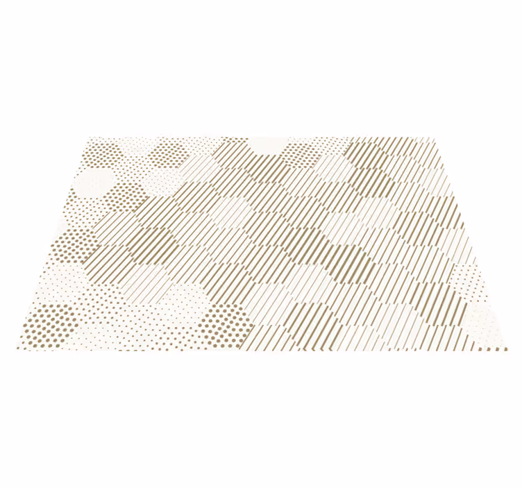 Placemat met stijlvol geometrisch patroon - TenStickers
