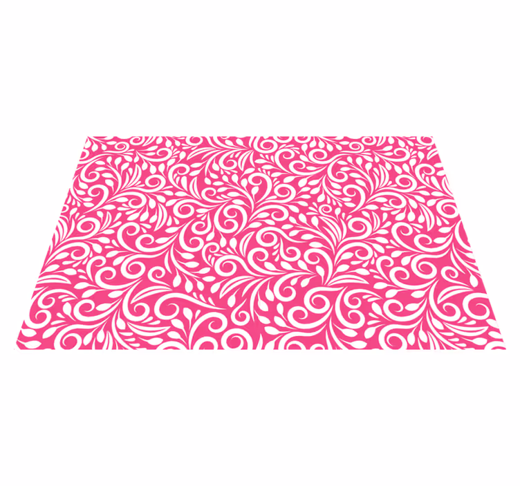 Placemat bloemig draaipatroon - TenStickers