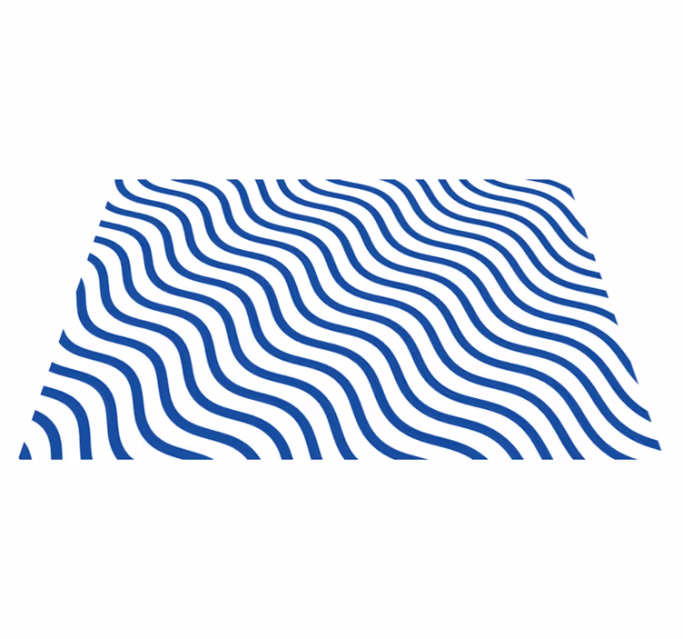 Moderne placemat met golvend patroon oppervlak - TenStickers