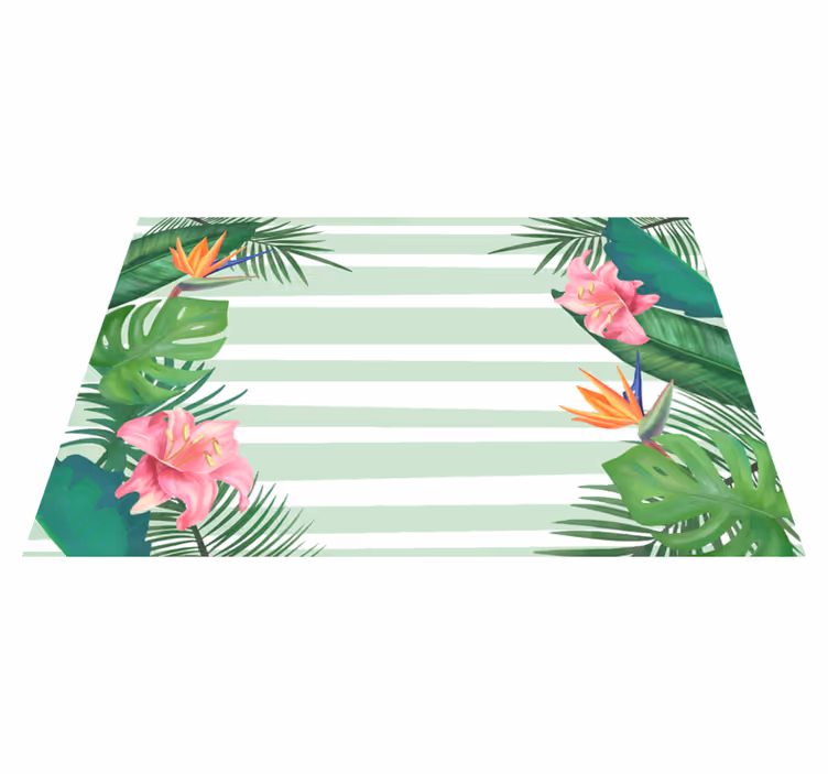 Originele placemat met tropische bladerenaccent - TenStickers