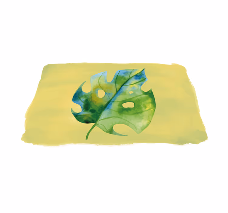 Originele placemat monstera blad design - TenStickers