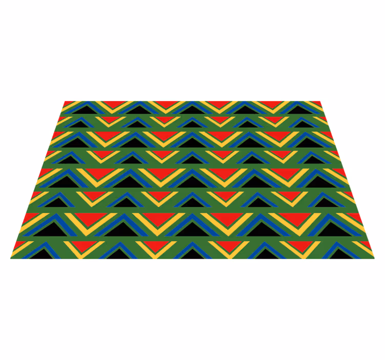 Originele placemat levendig geometrisch stijl - TenStickers