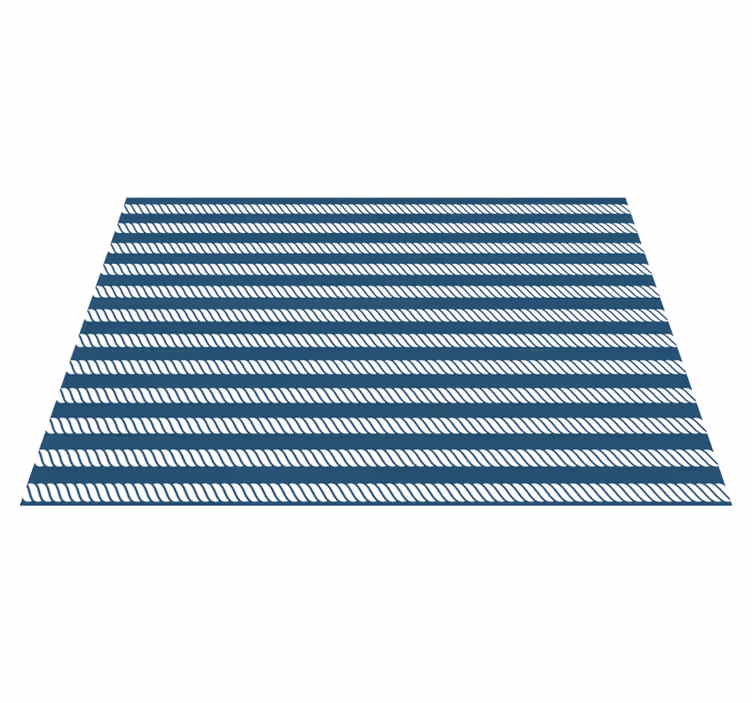 Moderne placemat marine gestreept patroon - TenStickers